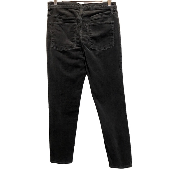 J.CREW High Rise, Button-Fly Soft Corduroy Pant, SZ 30/ MS SZ 10, Graphite - Picture 2 of 6